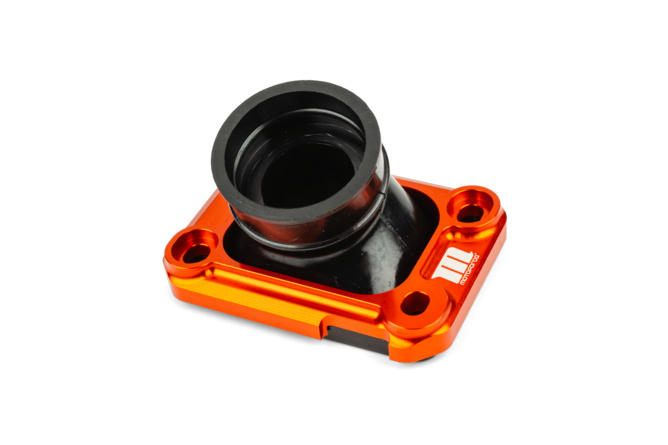 Halteplatte Ansaugstutzen Motoforce Racing AM6 / Derbi orange
