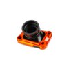 Halteplatte Ansaugstutzen Motoforce Racing AM6 / Derbi orange