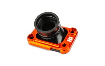 Intake manifold with plate Motoforce Racing AM6 / Derbi Orange