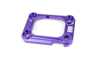 Halteplatte Ansaugstutzen Motoforce Racing AM6 / Derbi lila