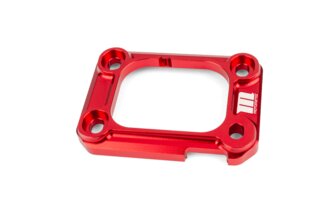 Halteplatte Ansaugstutzen Motoforce Racing AM6 / Derbi rot