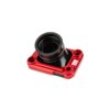 Halteplatte Ansaugstutzen Motoforce Racing AM6 / Derbi rot