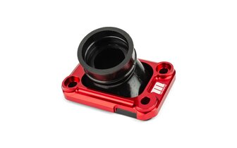 Intake manifold with plate Motoforce Racing AM6 / Derbi Red