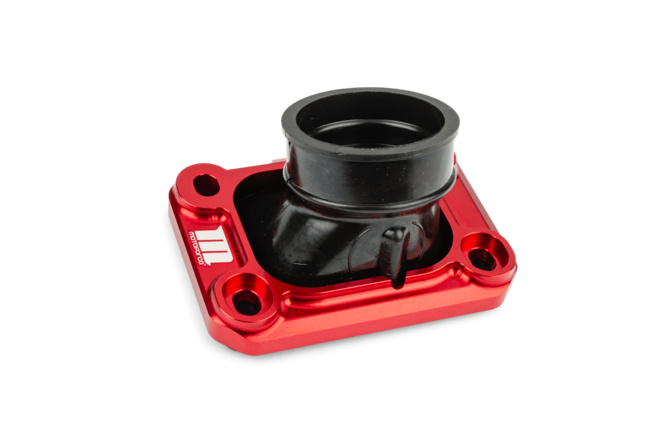 Halteplatte Ansaugstutzen Motoforce Racing AM6 / Derbi rot