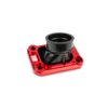 Halteplatte Ansaugstutzen Motoforce Racing AM6 / Derbi rot