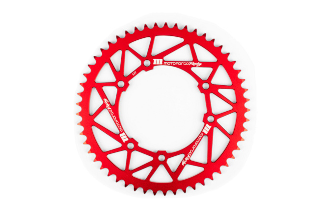 Kettenrad Z53 420 MotoForce Racing Rieju MRT Alu Rot