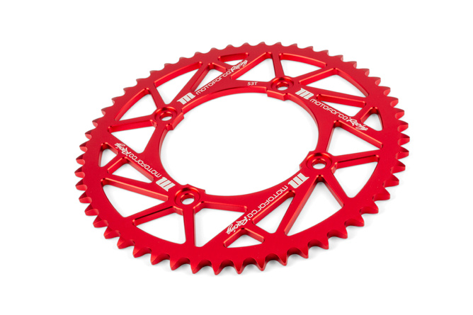 Rear Sprocket 53T 420 MotoForce Racing Beta RR Alu Red