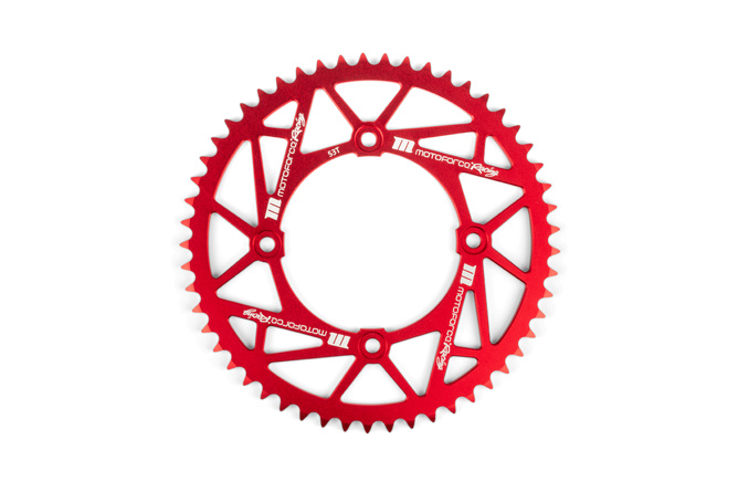 Rear Sprocket 53T 420 MotoForce Racing Beta RR Alu Red