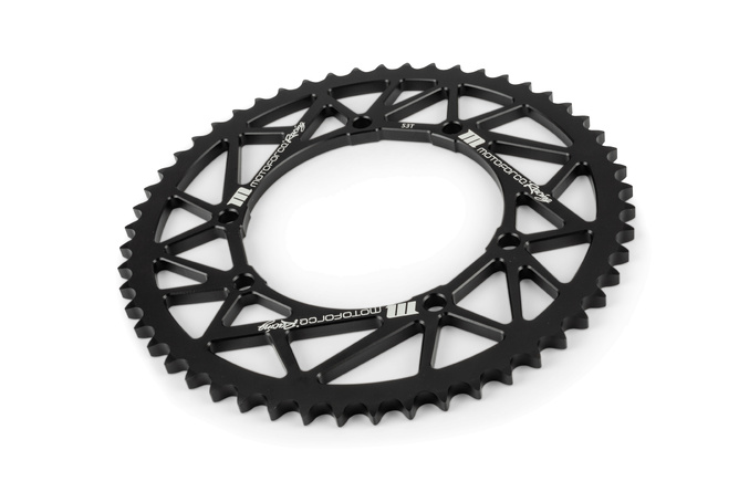 Couronne 53 dents - 428 MotoForce Racing Sherco 50 alu Noir