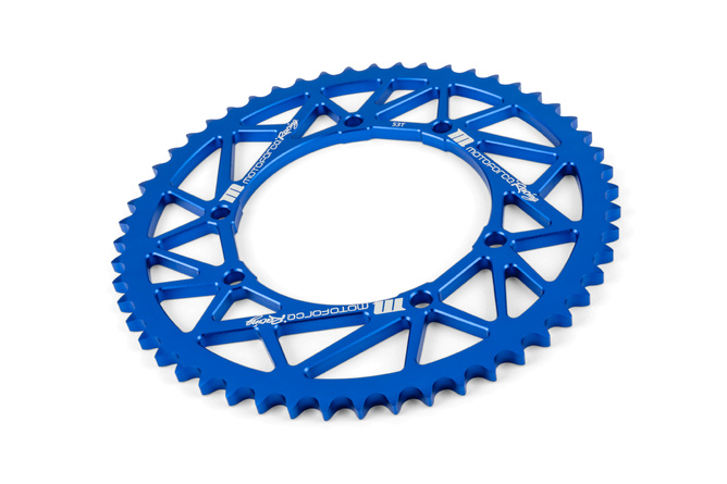 Corona 53 Dientes 428 MotoForce Racing Sherco 50 Alu Azul