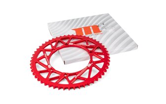Corona 53 Dientes 428 MotoForce Racing Sherco 50 Alu Rojo