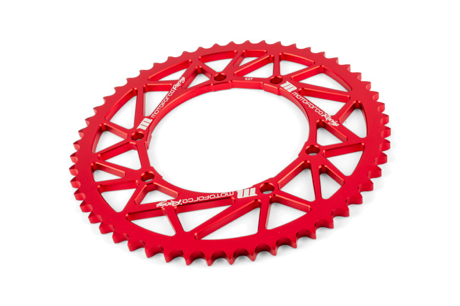 Corona 53 Dientes 428 MotoForce Racing Sherco 50 Alu Rojo