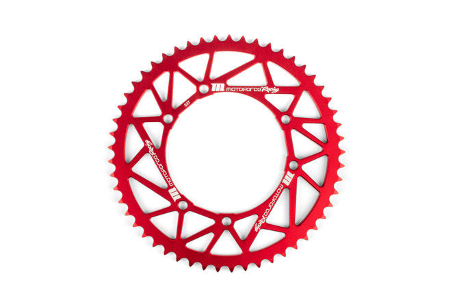 Corona 53 Dientes 428 MotoForce Racing Sherco 50 Alu Rojo