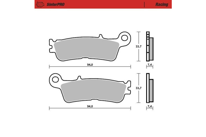 Pastillas de Freno Delanteros Moto Master 099811 Racing YZF 250 / 450