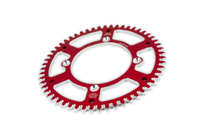 Couronne Moto Master 420 Aluminium 55 dents rouge CR 85 / CRF 150