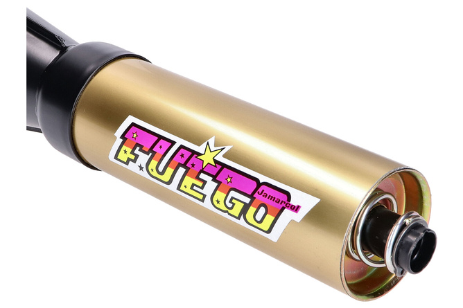 Exhaust Jamarcol Fuego black / gold Puch Maxi