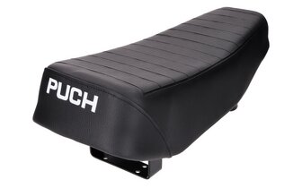 Selle biplace noire Puch