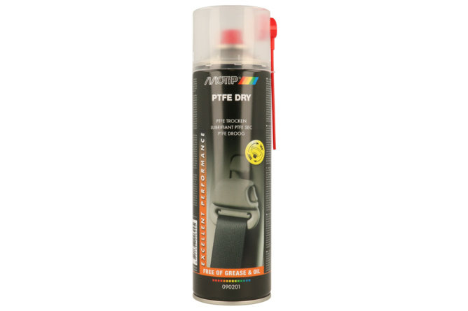 Spray lubrifiant, Lubrifiant sec PTFE en spray Motip 500ml