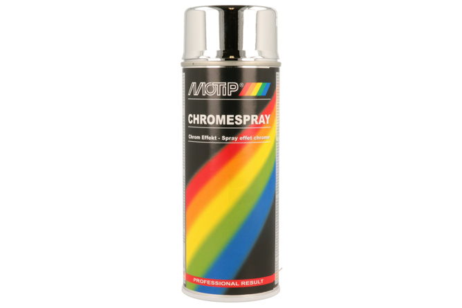 Bombe de peinture Motip Chrome, Gris Brillant Chrome spray Peinture acrylique