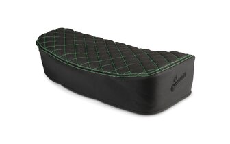 Sella Schmitt trapuntato nero / verde Simson S50 / S51 / S70