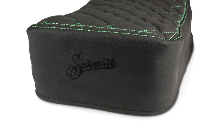 Asiento Completo Simson S51 Schmitt con Costura Verde
