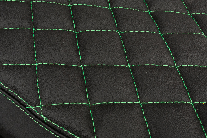 Asiento Completo Simson S51 Schmitt con Costura Verde