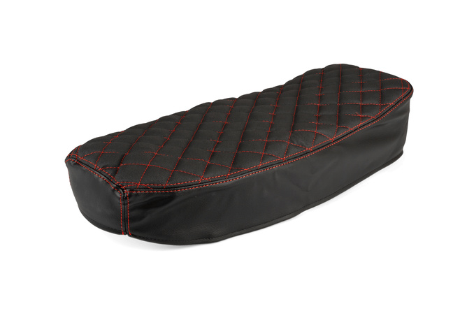 Seat Schmitt quilted black / red Simson S50/S51/S70