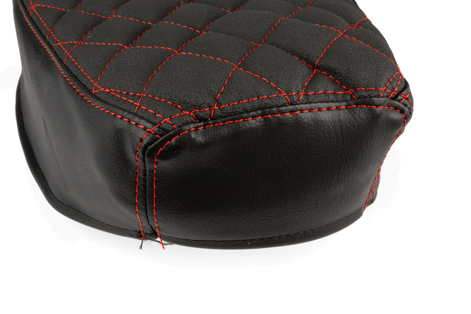 Seat Schmitt quilted black / red Simson S50/S51/S70