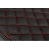 Seat Schmitt quilted black / red Simson S50/S51/S70