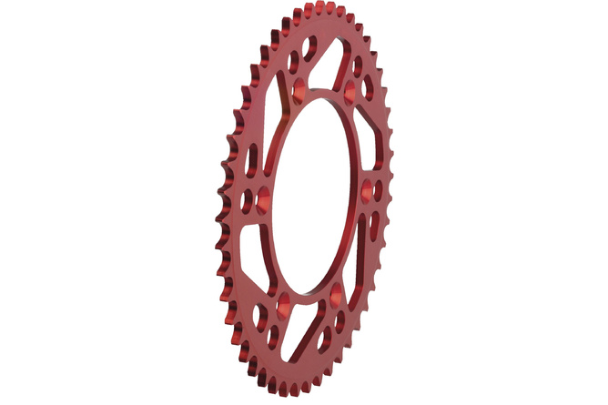 Piñón Alu 520 Moose Racing Beta RR 45 dientes rojo