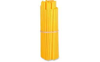 Pack de 80 couvres rayons polyurethane jaune