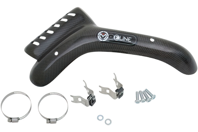 Auspuffschutz / Krümmerschild carbon KTM