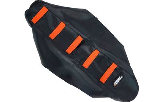 Seat Cover Ribbed Moose Racing KTM SX 65 black / orange