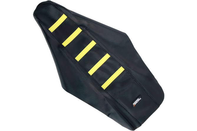 Sitzbankbezug gerippt Moose Racing RM 125 / 250 schwarz / gelb