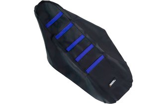 Seat Cover ribbed Moose Racing YZF 250 / 450 black / blue 2003-2005