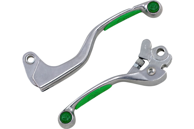 Lever Set Moose Racing KX 125 / 250 Competition green