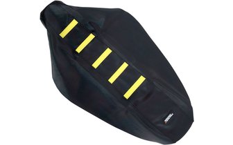 Sitzbankbezug gerippt Moose Racing RM-Z 450 schwarz / gelb
