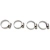 Hose Clamps stainless steel 10-25 mm (x4)