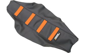 Sitzbankbezug gerippt Moose Racing SX 50 schwarz / orange