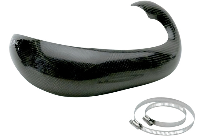 Auspuffschutz / Krümmerschild carbon 2-Takt FMF