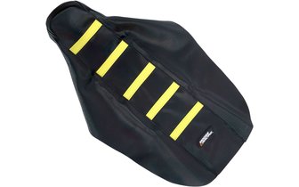 Seat Cover ribbed Moose Racing RM 85 black / yellow