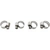 Hose Clamps stainless steel 8-22 mm (x4)