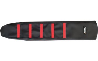 Seat Cover ribbed Moose Racing CRF 250 black / red