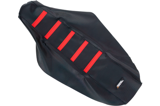 Seat Cover ribbed Moose Racing CR 125 / 250 black / red