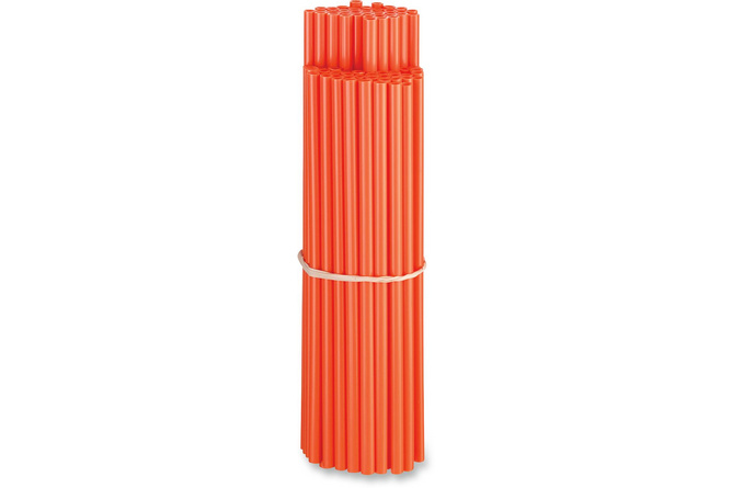 Pack de 80 couvres rayons polyurethane orange