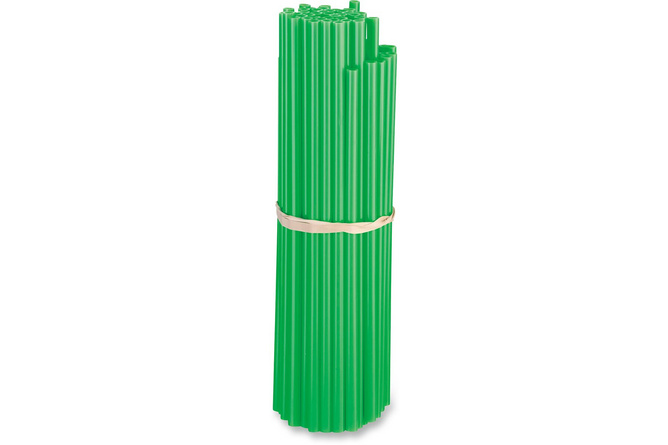 Pack de 80 couvres rayons polyurethane vert