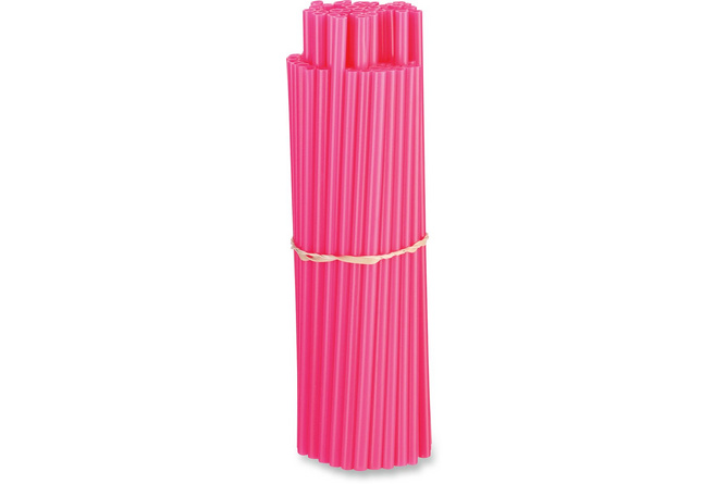 Pack de 80 couvres rayons polyurethane rose