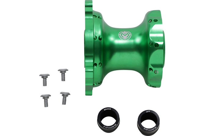 Radnabe vorn MX1 Kawasaki grün
