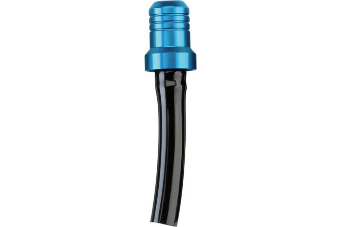 Vent Hose / Breather with one-way valve blue