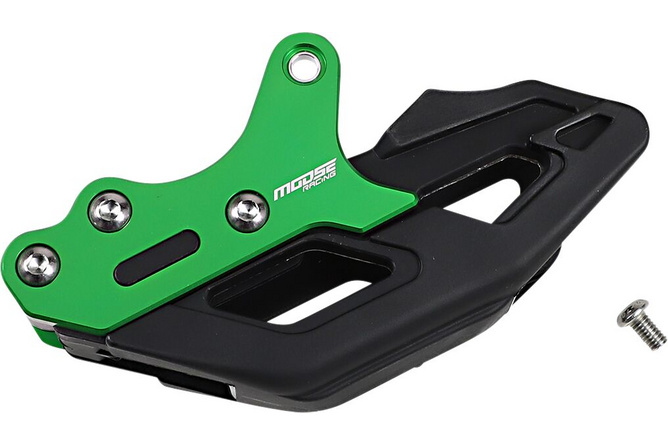 Kettenführung komplett Moose Racing KXF 450 Aluminium / Polyurethane grün